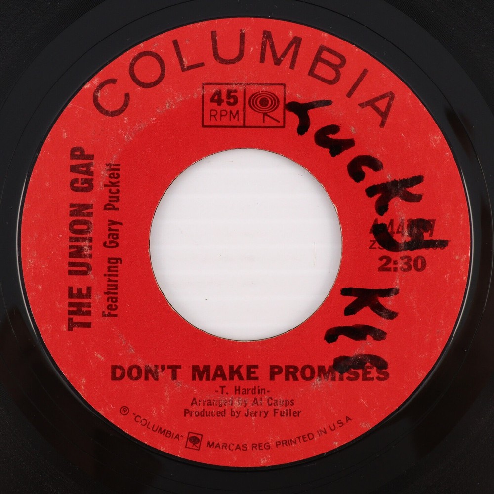 The Union Gap, Woman Woman / Don't Make Promises 45 rpm 7" Vinyl Record 4-44297